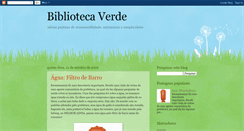 Desktop Screenshot of biblioteca-verde.blogspot.com