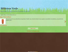 Tablet Screenshot of biblioteca-verde.blogspot.com