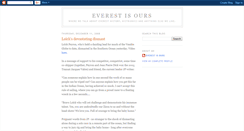 Desktop Screenshot of everestisours.blogspot.com