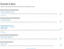 Tablet Screenshot of everestisours.blogspot.com