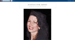 Desktop Screenshot of justiceforjenny.blogspot.com