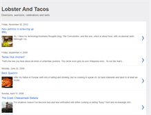 Tablet Screenshot of lobsterandtacos.blogspot.com