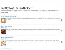 Tablet Screenshot of healthydiet21.blogspot.com