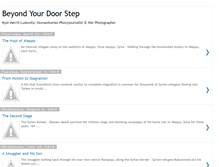Tablet Screenshot of beyondyourdoorstep.blogspot.com