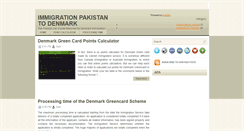 Desktop Screenshot of immigrationpakistantodenmark.blogspot.com