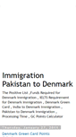 Mobile Screenshot of immigrationpakistantodenmark.blogspot.com