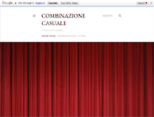 Tablet Screenshot of combinazionecasuale.blogspot.com