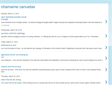 Tablet Screenshot of chamamecanuelas.blogspot.com