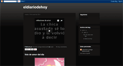 Desktop Screenshot of eldiariodehoy.blogspot.com
