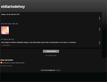 Tablet Screenshot of eldiariodehoy.blogspot.com