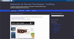 Desktop Screenshot of ntecnologias2011.blogspot.com