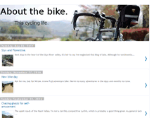 Tablet Screenshot of aboutthebike.blogspot.com