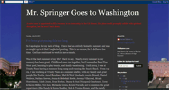 Desktop Screenshot of mrspringergoestowashington.blogspot.com