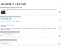 Tablet Screenshot of misionerosenelgarrahan.blogspot.com