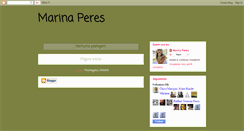 Desktop Screenshot of marinaperes.blogspot.com