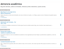 Tablet Screenshot of demenciaacademica.blogspot.com