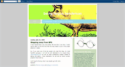 Desktop Screenshot of beingfergushenderson.blogspot.com