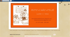 Desktop Screenshot of feitoamaolianevera.blogspot.com