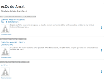 Tablet Screenshot of ecosdoamial.blogspot.com