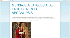 Desktop Screenshot of mensajeaiglesialaodiceaenapocalipsis.blogspot.com