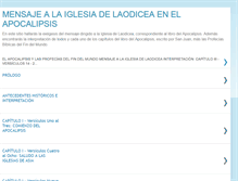 Tablet Screenshot of mensajeaiglesialaodiceaenapocalipsis.blogspot.com