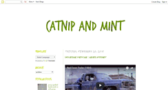 Desktop Screenshot of catnipandmint.blogspot.com