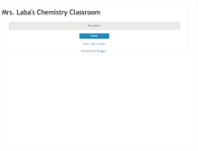 Tablet Screenshot of mrslabaschemistryclass.blogspot.com
