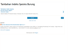 Tablet Screenshot of daftarburung6.blogspot.com