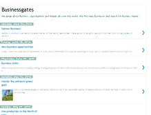 Tablet Screenshot of businessgates.blogspot.com
