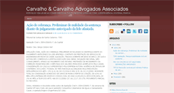 Desktop Screenshot of carvalho-adv.blogspot.com