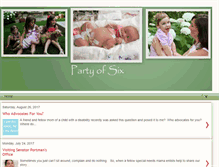Tablet Screenshot of gautraudpartyofsix.blogspot.com