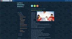 Desktop Screenshot of lyricsofsongscollection.blogspot.com