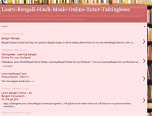Tablet Screenshot of learn-bengali-hindi-online-tutor.blogspot.com