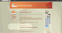 Desktop Screenshot of chiapaseducacion.blogspot.com
