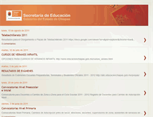Tablet Screenshot of chiapaseducacion.blogspot.com