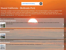 Tablet Screenshot of hostalcaliforniaperu.blogspot.com