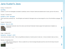 Tablet Screenshot of janeaustensjews.blogspot.com