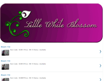 Tablet Screenshot of littlewhiteblossom.blogspot.com
