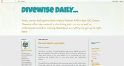 Desktop Screenshot of divewise.blogspot.com