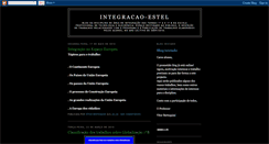 Desktop Screenshot of integracao-estel.blogspot.com