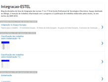 Tablet Screenshot of integracao-estel.blogspot.com