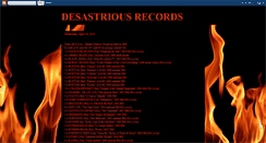 Desktop Screenshot of desastrious.blogspot.com