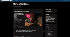 Desktop Screenshot of carlossantanafans.blogspot.com