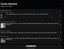 Tablet Screenshot of carlossantanafans.blogspot.com