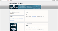 Desktop Screenshot of johndoepoker.blogspot.com