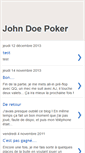 Mobile Screenshot of johndoepoker.blogspot.com