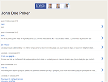 Tablet Screenshot of johndoepoker.blogspot.com