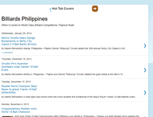 Tablet Screenshot of billiardsphilippines.blogspot.com