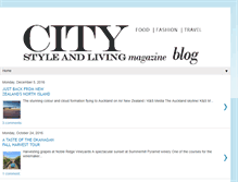 Tablet Screenshot of citystyleandliving.blogspot.com