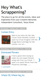 Mobile Screenshot of heywhatsscrappening.blogspot.com